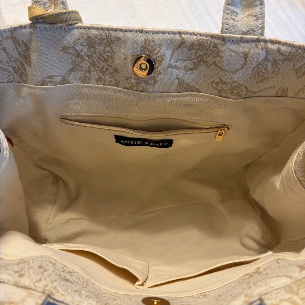 Antik Kraft Floral Women’s Bag/Tote and Pouch - Picture 4 of 10